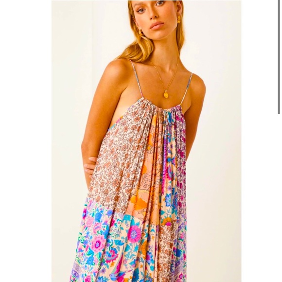 🆕✨ SPELL RENEW PATCHWORK STRAPPY MAXI 💟 - Picture 3 of 8